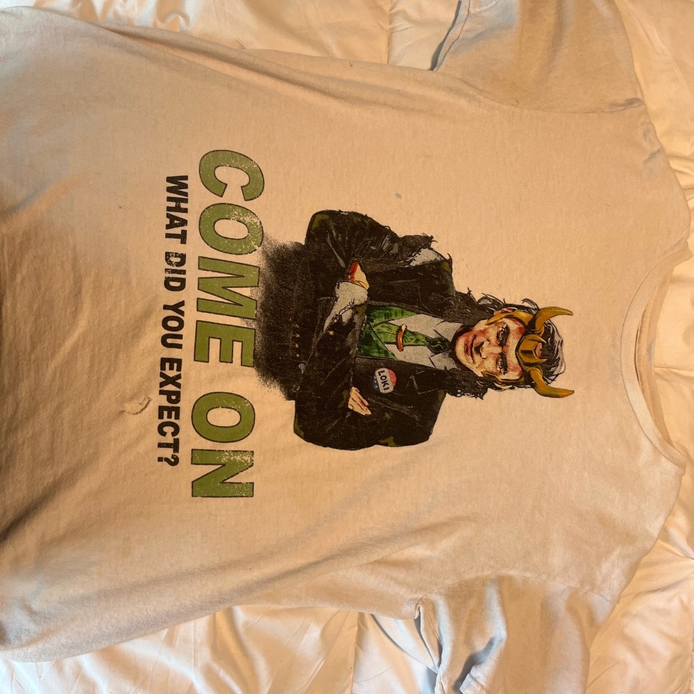 Marvel Gray Loki Short Sleeve Tee